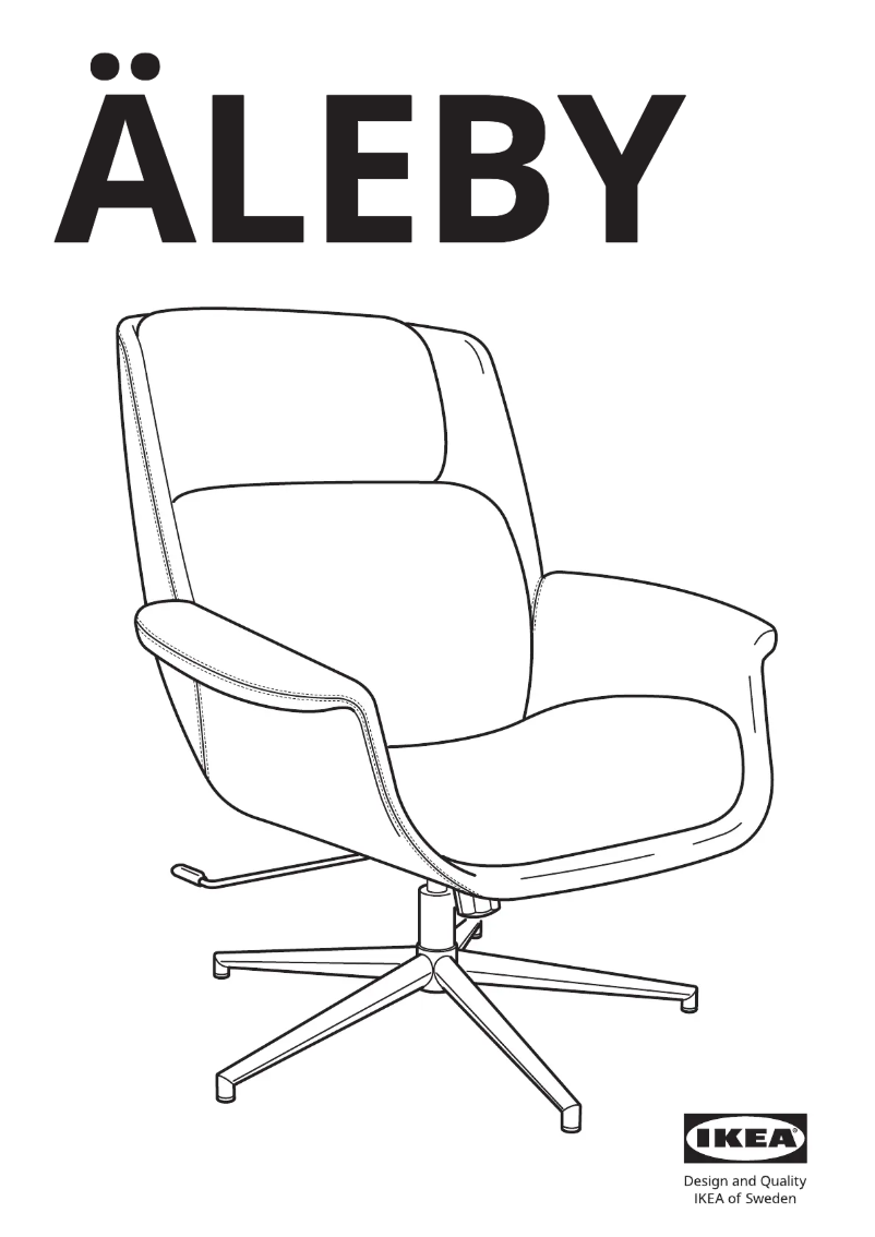 Page 1 de la notice Manuel utilisateur Ikea ÄLEBY 705.692.39