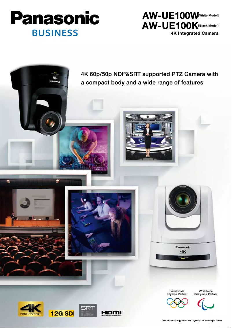 Página 1 del manual Manual de usuario Panasonic AW-UE100K