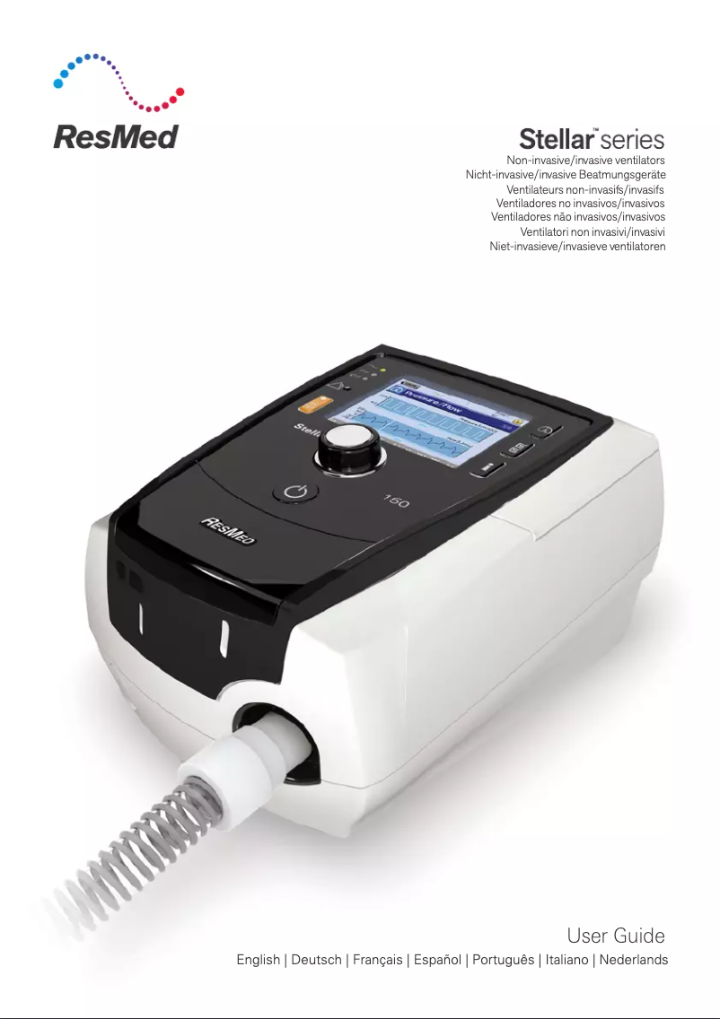 Página 1 del manual Manual de usuario ResMed Stellar 150