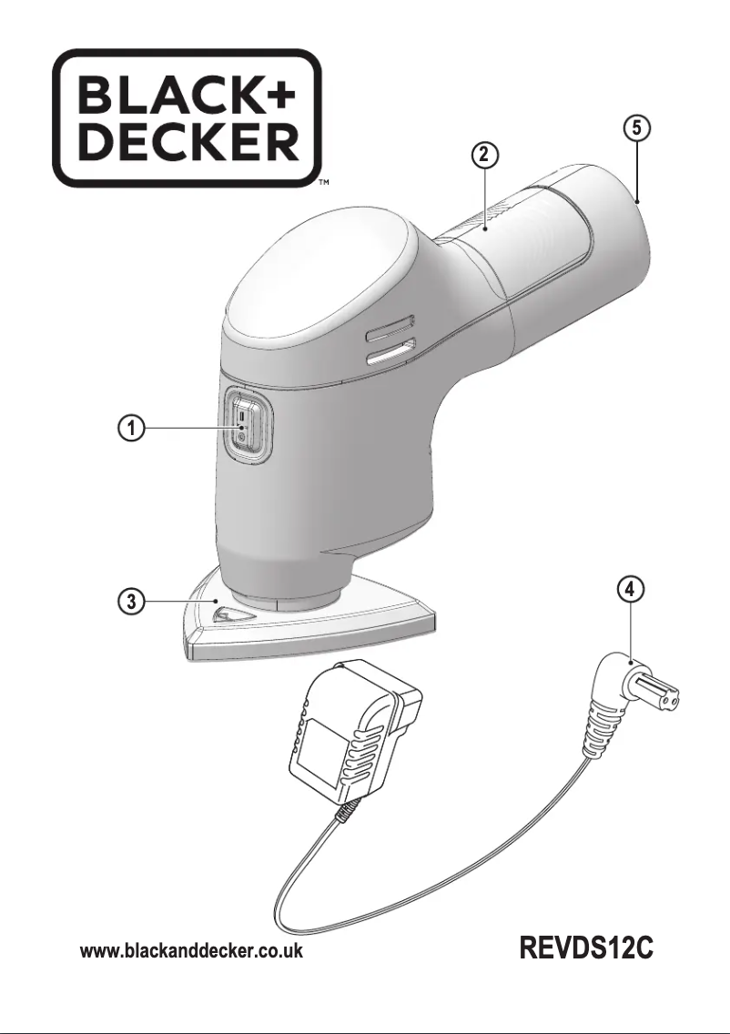Page 1 de la notice Manuel utilisateur Black & Decker REVDS12C