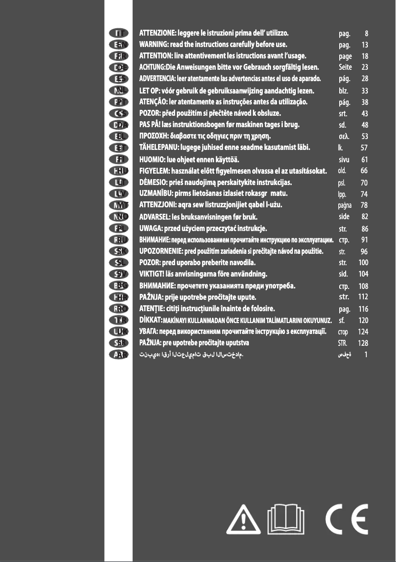 Page 1 de la notice Manuel utilisateur Lavorwash Prime R 180