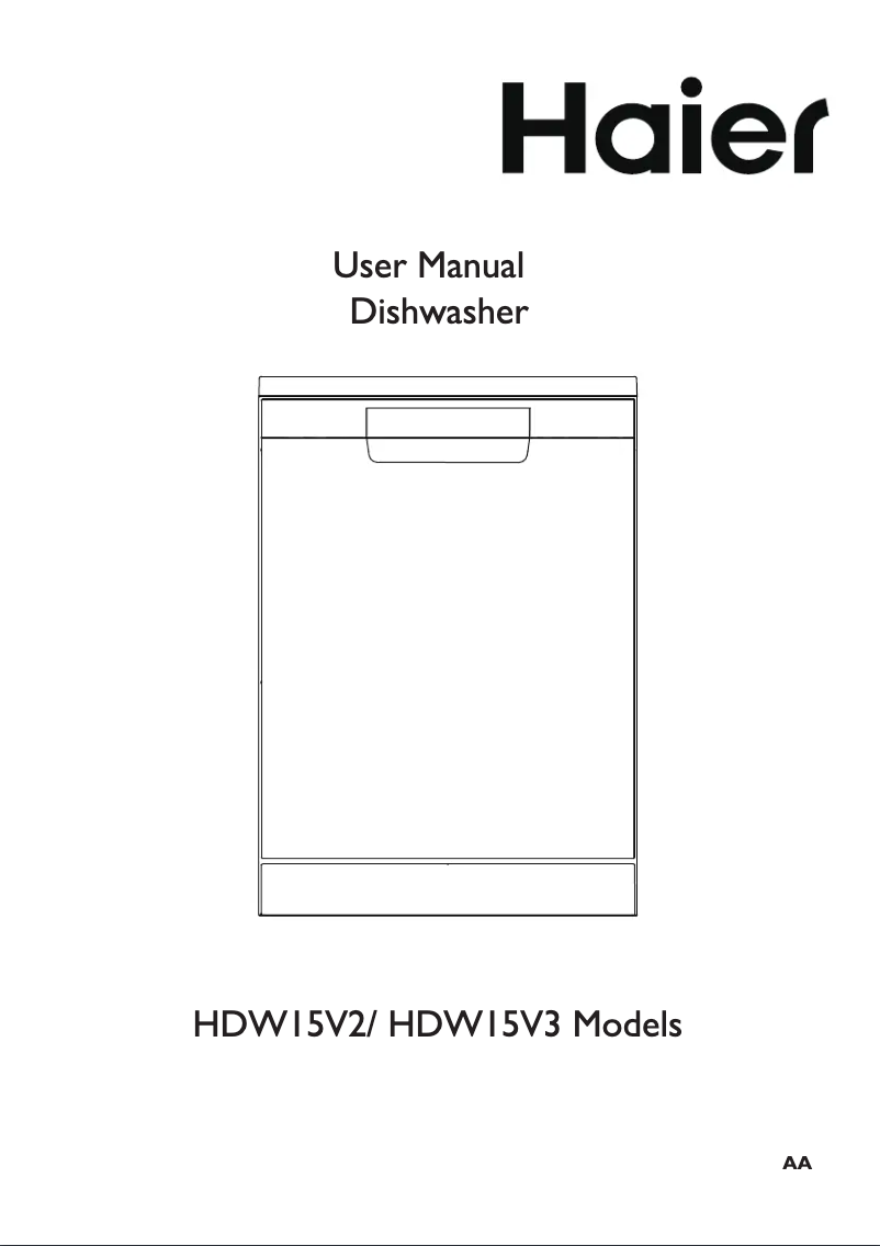 Página 1 del manual Manual de usuario Haier HDW15V2S1