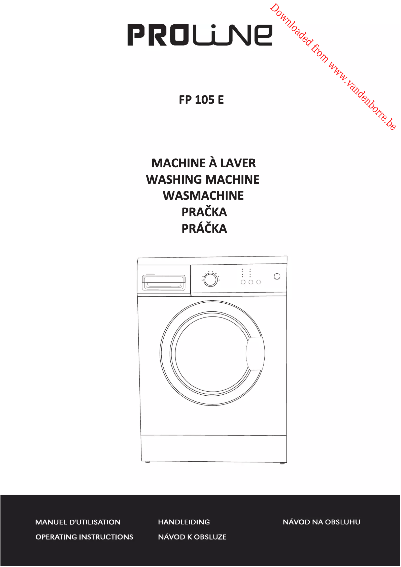 Página 1 del manual Manual de usuario Proline FP 105 E