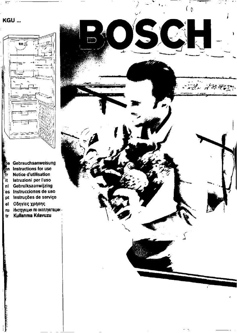 Page 1 of the manual User Manual Bosch KGU44192FF