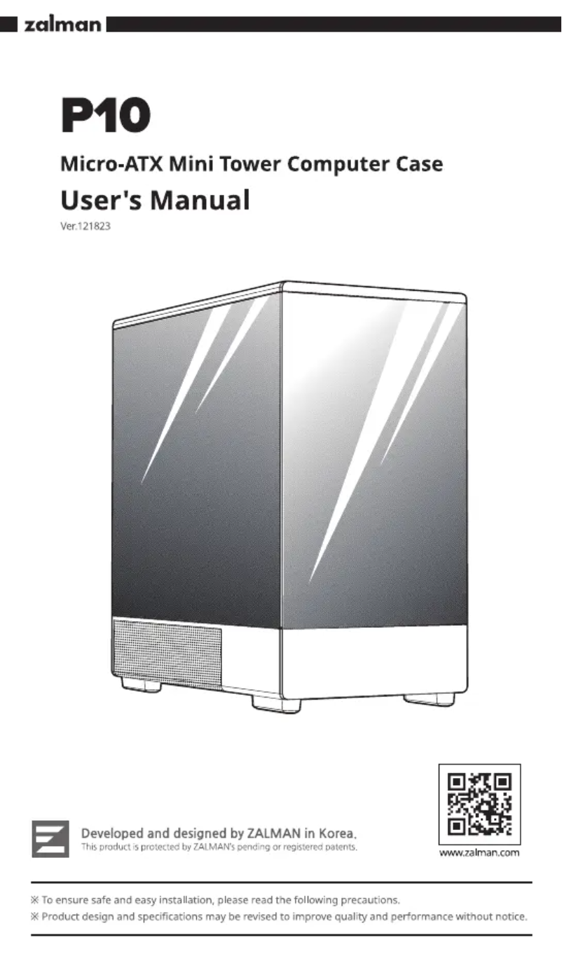 Página 1 del manual Manual de usuario Zalman P10