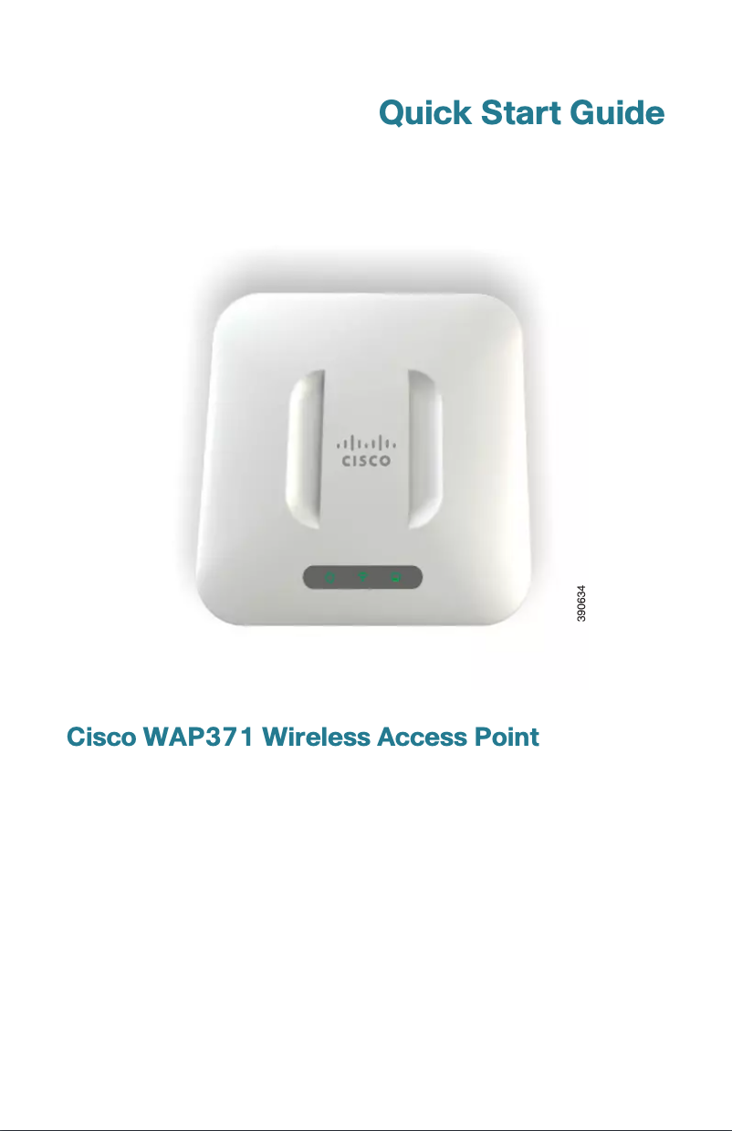 Page 1 de la notice Manuel utilisateur Cisco WAP371