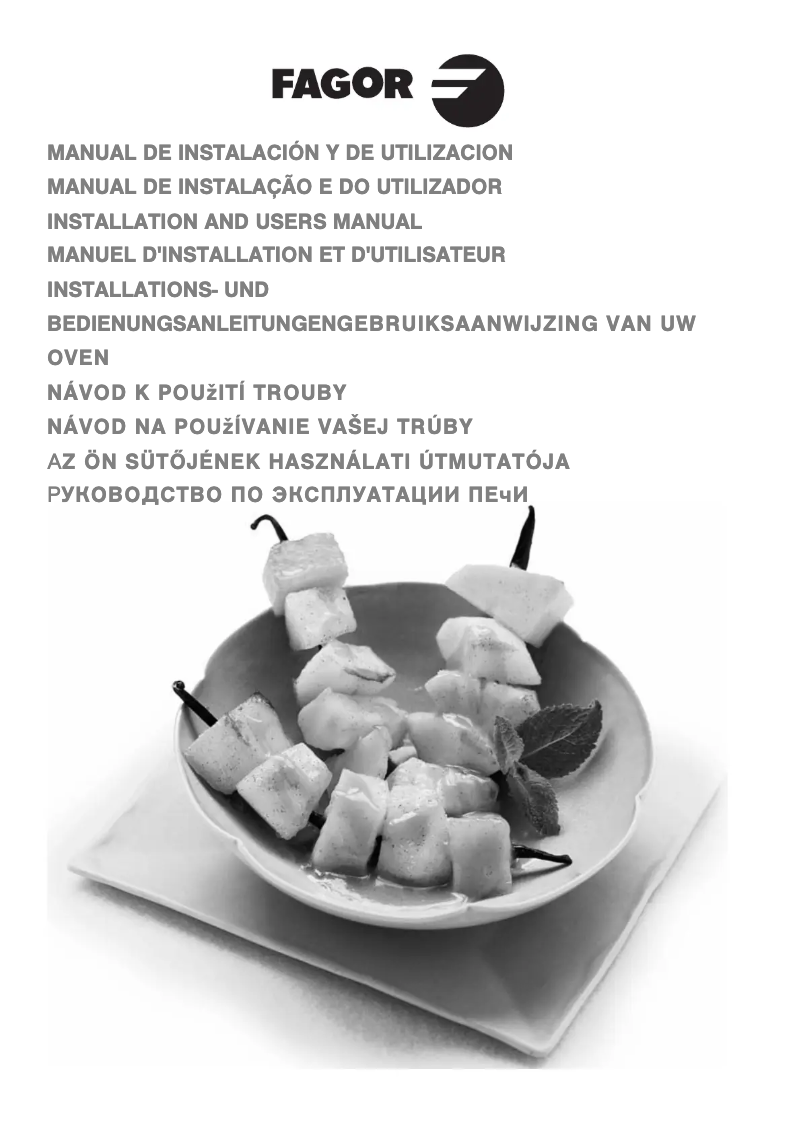 Page 1 de la notice Manuel utilisateur Fagor 6H-755 X