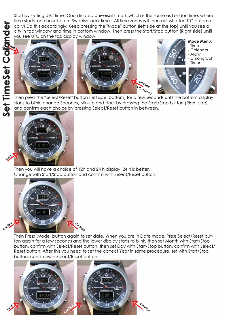 Page 1 of the manual User Manual Lambretta Luigi Racing
