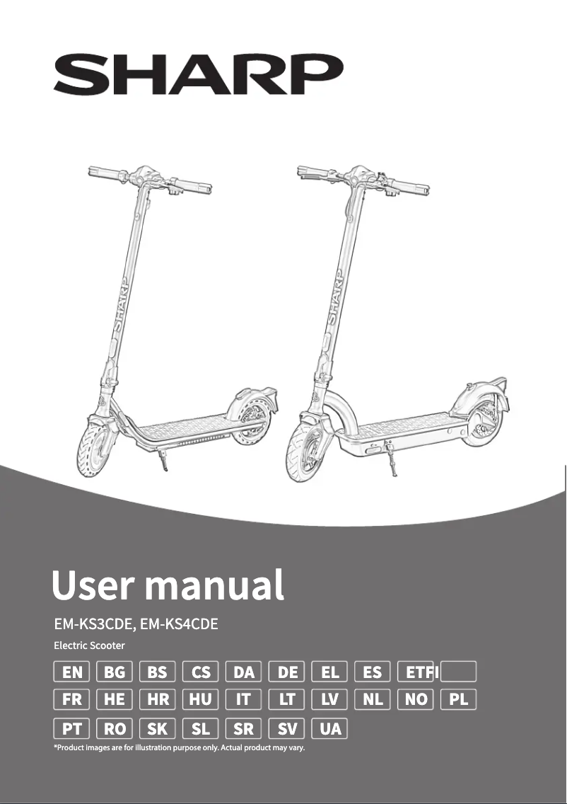 Page 1 de la notice Manuel utilisateur Sharp EM-KS4CDE