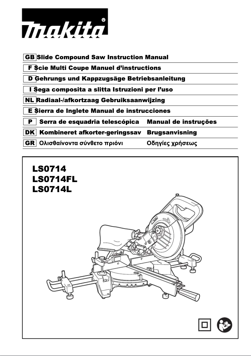 Page 1 de la notice Manuel utilisateur Makita LS0714LN