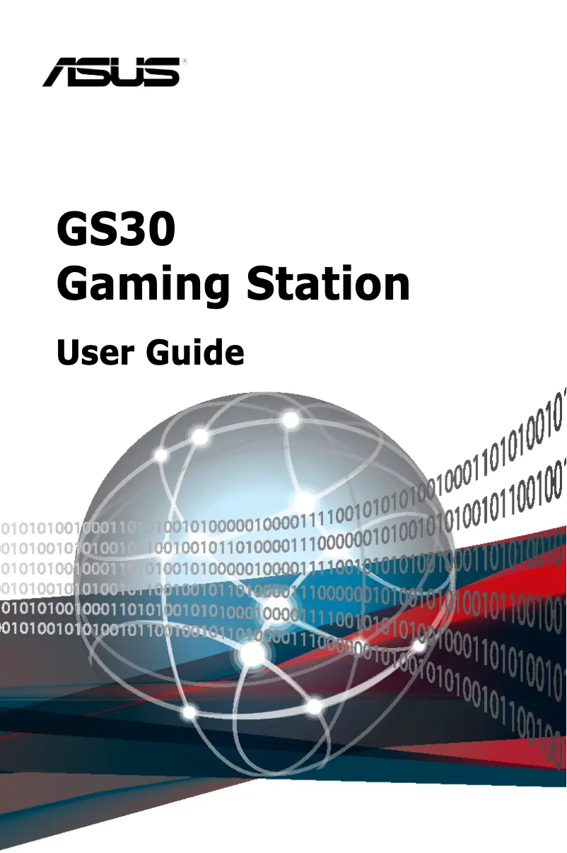 Page 1 de la notice Manuel utilisateur Asus Gaming Station GS30-8700004C