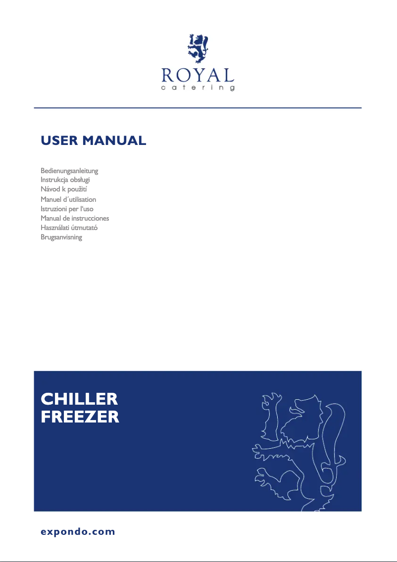 Página 1 del manual Manual de usuario Royal Catering RCLK-F380