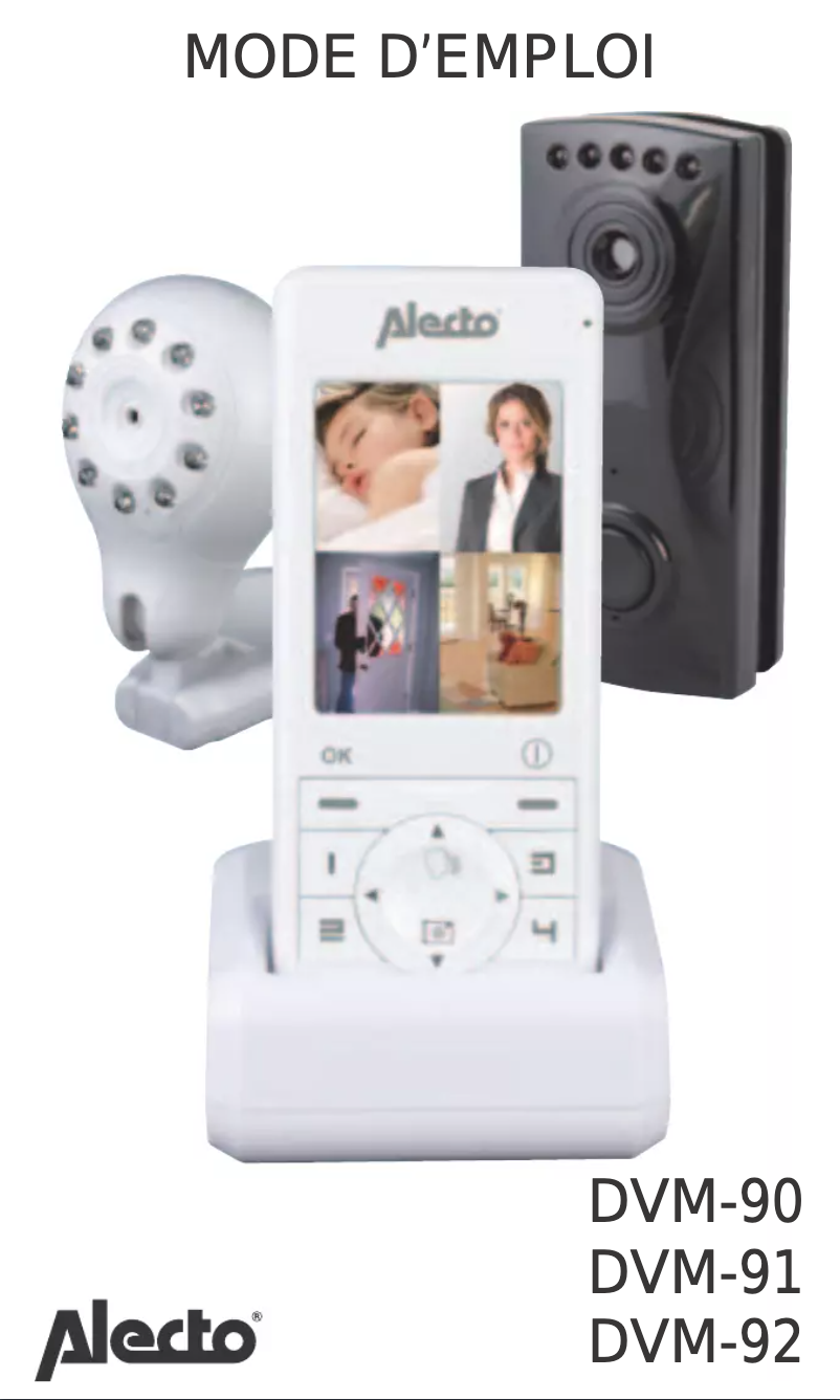 Page 1 de la notice Manuel utilisateur Alecto DVM-98