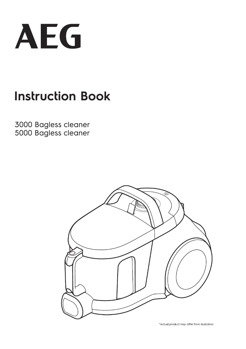Página 1 del manual Manual de usuario AEG Clean 3000