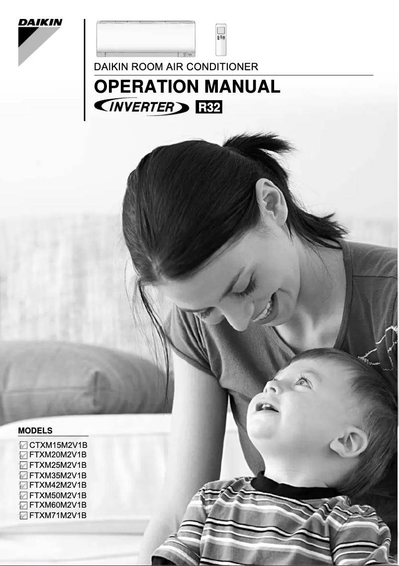 Page 1 de la notice Manuel utilisateur Daikin FTXM35M2V1B