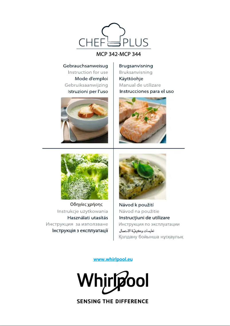Página 1 del manual Manual de usuario Whirlpool MCP 342