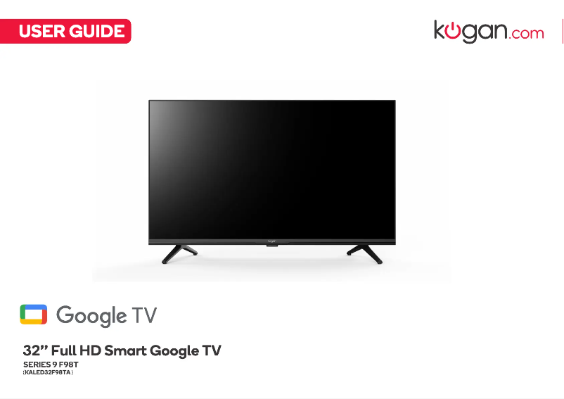 Page 1 de la notice Manuel utilisateur Kogan KALED32F98TA