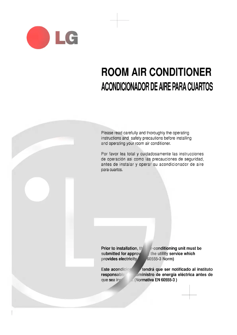 Page 1 de la notice Manuel utilisateur LG LW-E2132CL