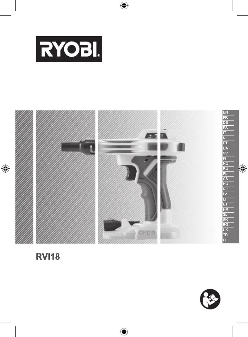 Page 1 de la notice Manuel utilisateur RYOBI One+ RVI18
