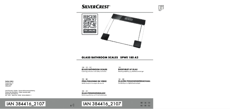 Página 1 del manual Manual de usuario SilverCrest IAN 317306