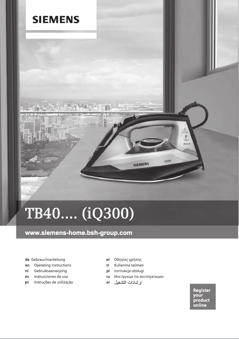 Page 1 de la notice Manuel utilisateur Siemens TB402410