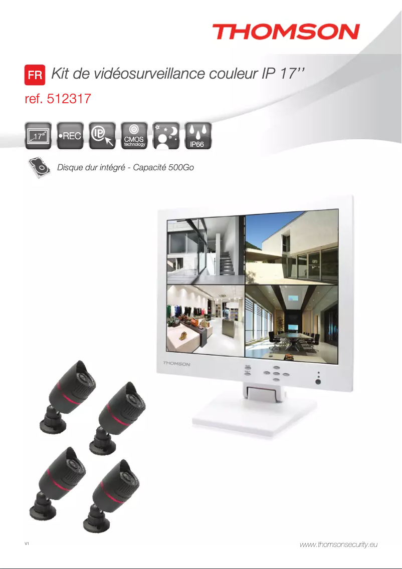 Page 1 de la notice Manuel utilisateur Thomson 512317