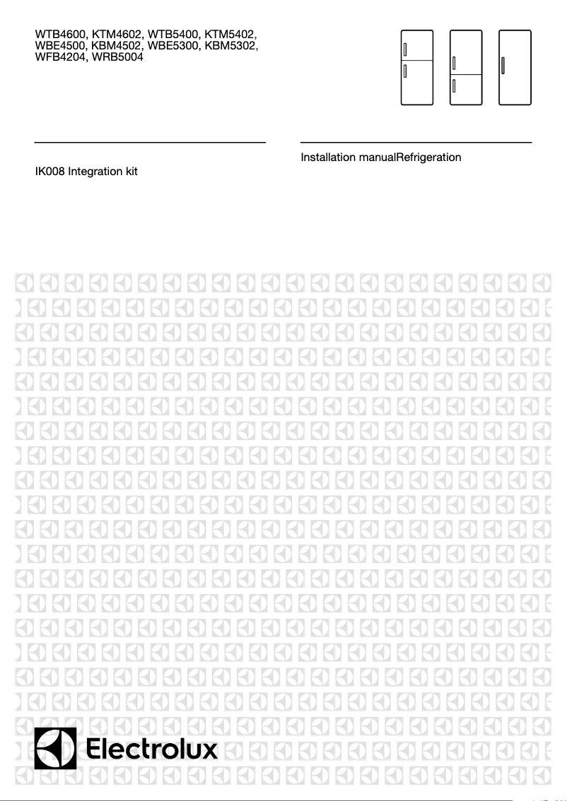 Page 1 de la notice Guide d'installation Westinghouse WTB5400SA