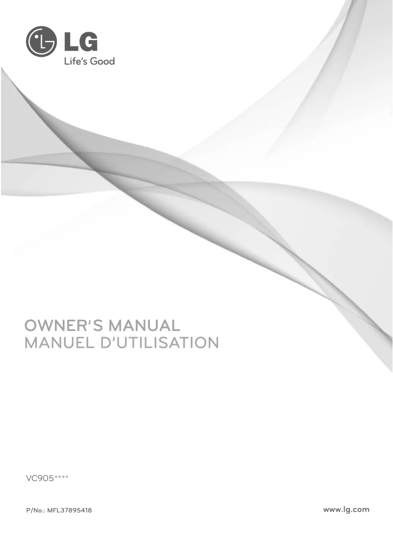 Página 1 del manual Manual de usuario LG VC9050CL