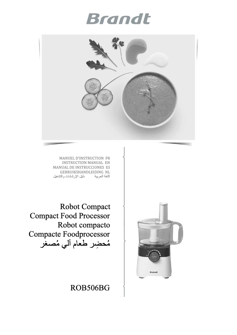 Page 1 de la notice Manuel utilisateur Brandt ROB506BG