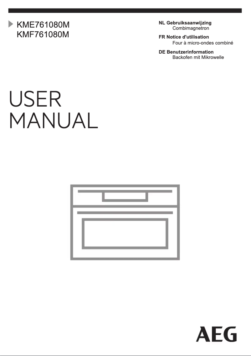 Página 1 del manual Manual de usuario AEG KMF761080M
