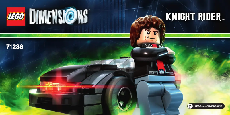 Page 1 de la notice Manuel utilisateur Lego Knight Rider Fun Pack 71286