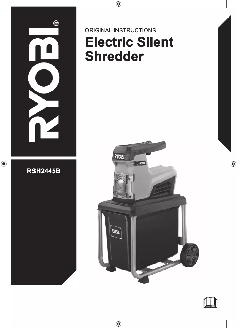 Page 1 de la notice Manuel utilisateur RYOBI RSH2445B