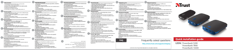 Page 1 de la notice Manuel utilisateur Trust Leon