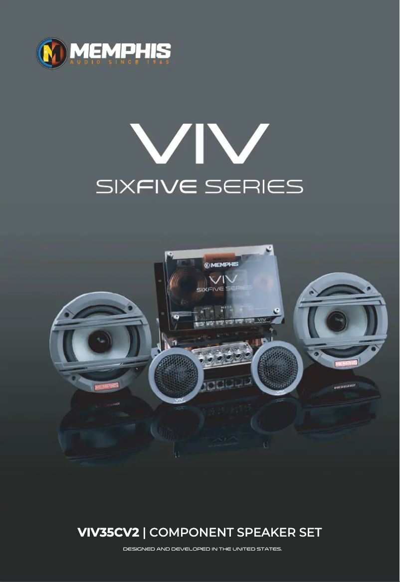 Page 1 de la notice Manuel utilisateur Memphis Audio VIV35CV2