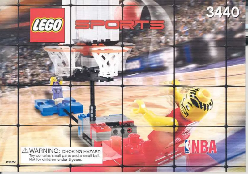 Page 1 de la notice Manuel utilisateur Lego GAME SET WITH BALL