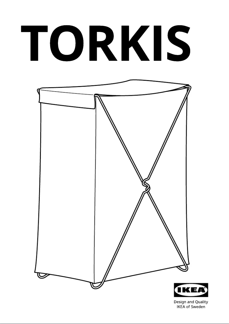 Page 1 de la notice Manuel utilisateur Ikea TORKIS 303.199.78