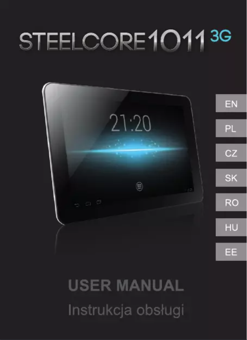 Page 1 of the manual User Manual Overmax Steelcore 1011 3G