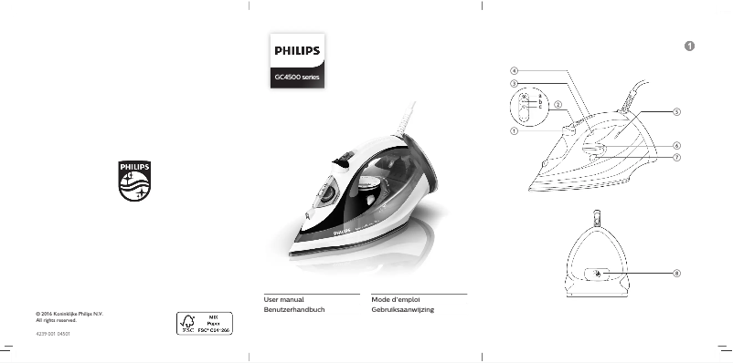 Página 1 del manual Manual de usuario Philips Azur GC4563