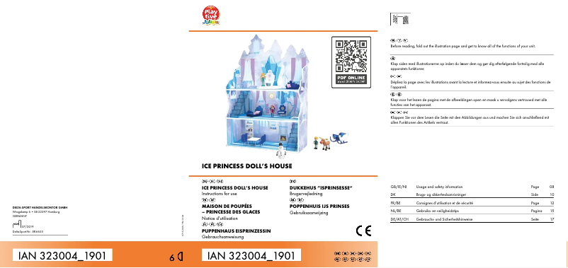 Page 1 de la notice Manuel utilisateur Playtive IAN 323004