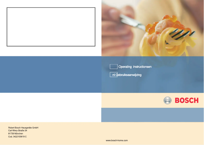 Page 1 de la notice Manuel utilisateur Bosch PCH615ENL