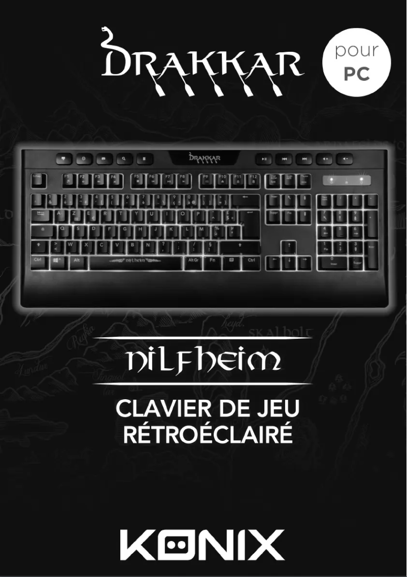 Page 1 de la notice Manuel utilisateur Konix Brakkar