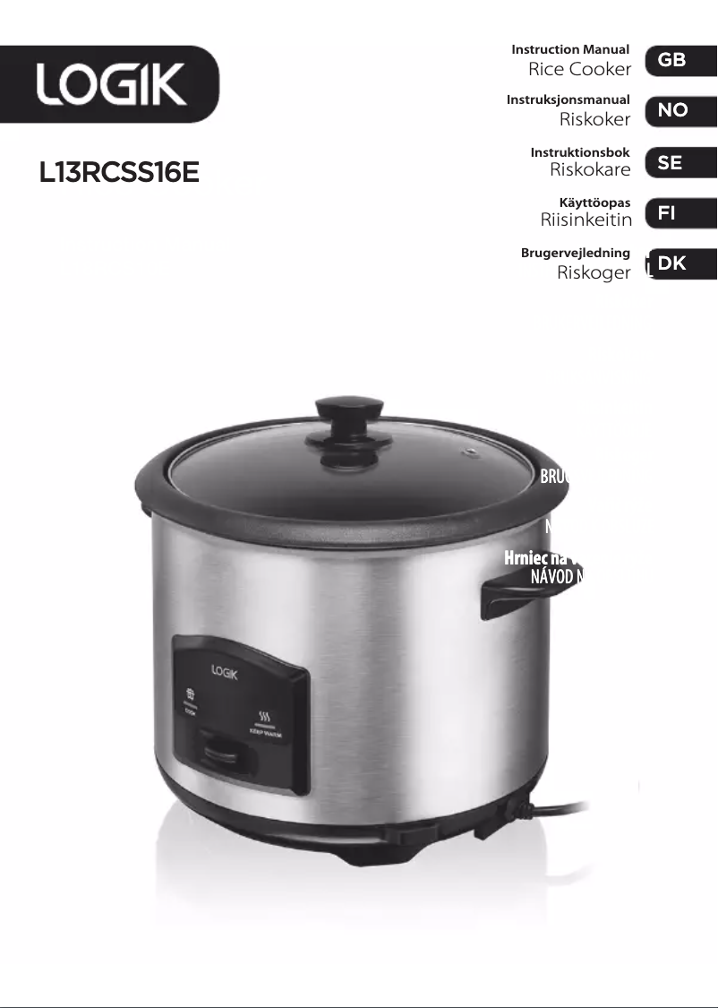 Page 1 of the manual User Manual Logik L13RCSS16E