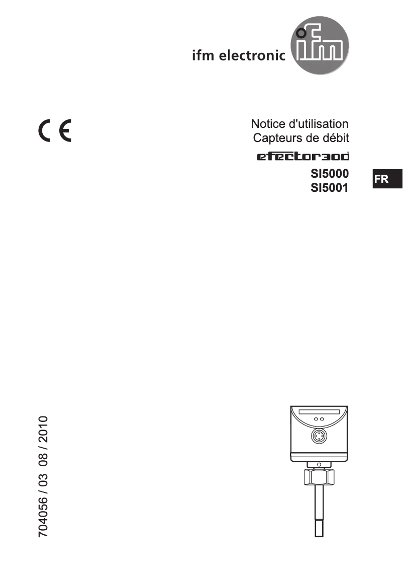 Page 1 de la notice Manuel utilisateur IFM SI5000