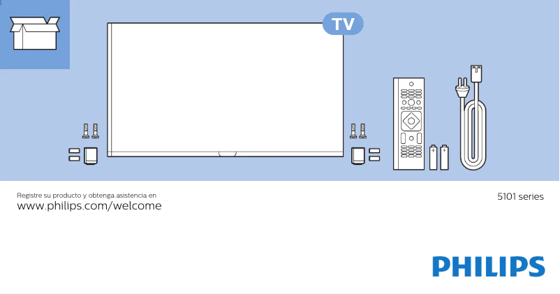 Página 1 del manual Manual de usuario Philips 5000 series 43PFG5101