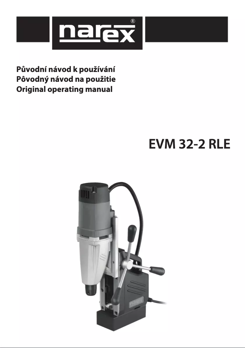 Página 1 del manual Manual de usuario Narex EVM 32-2 RLE