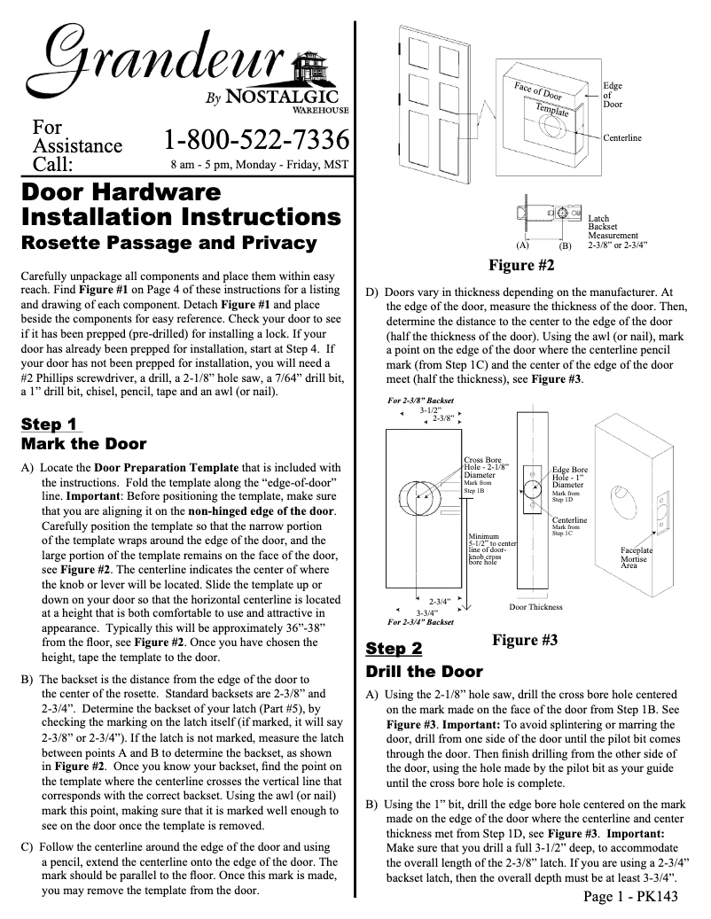 Page 1 de la notice Instructions / montage Milwaukee 6790-20