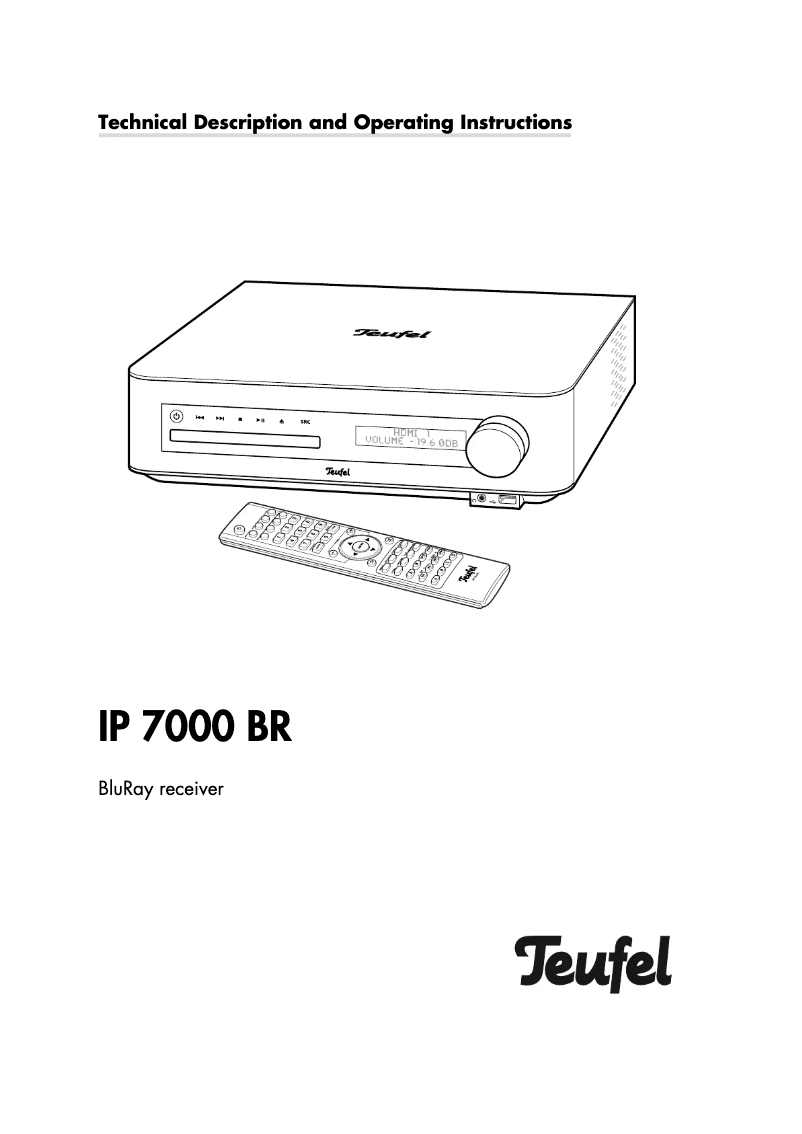 Page 1 de la notice Manuel utilisateur Teufel Impaq 7000