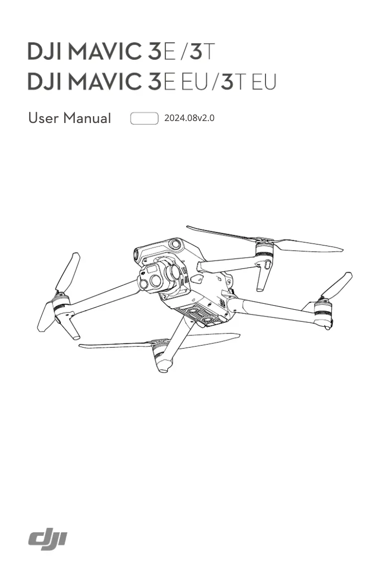 Page 1 de la notice Manuel utilisateur DJI Mavic 3 Enterprise