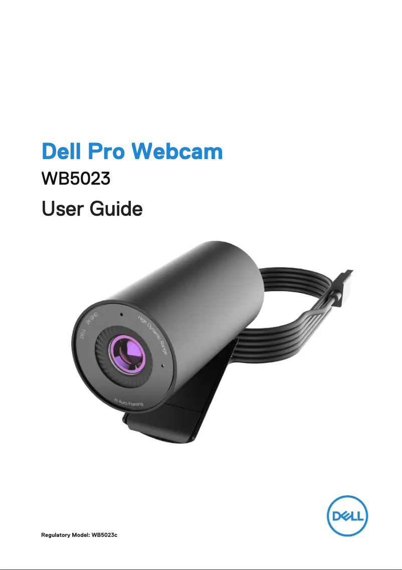 Page 1 de la notice Manuel utilisateur Dell Pro WB5023