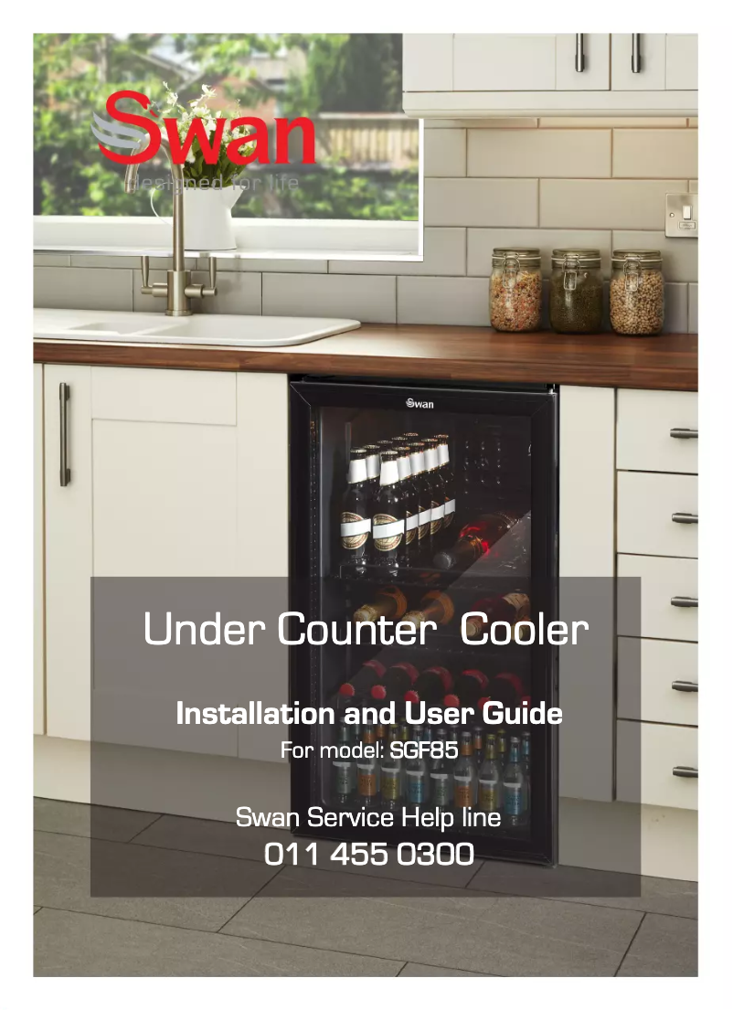 Page 1 de la notice Manuel utilisateur Swan SGF85